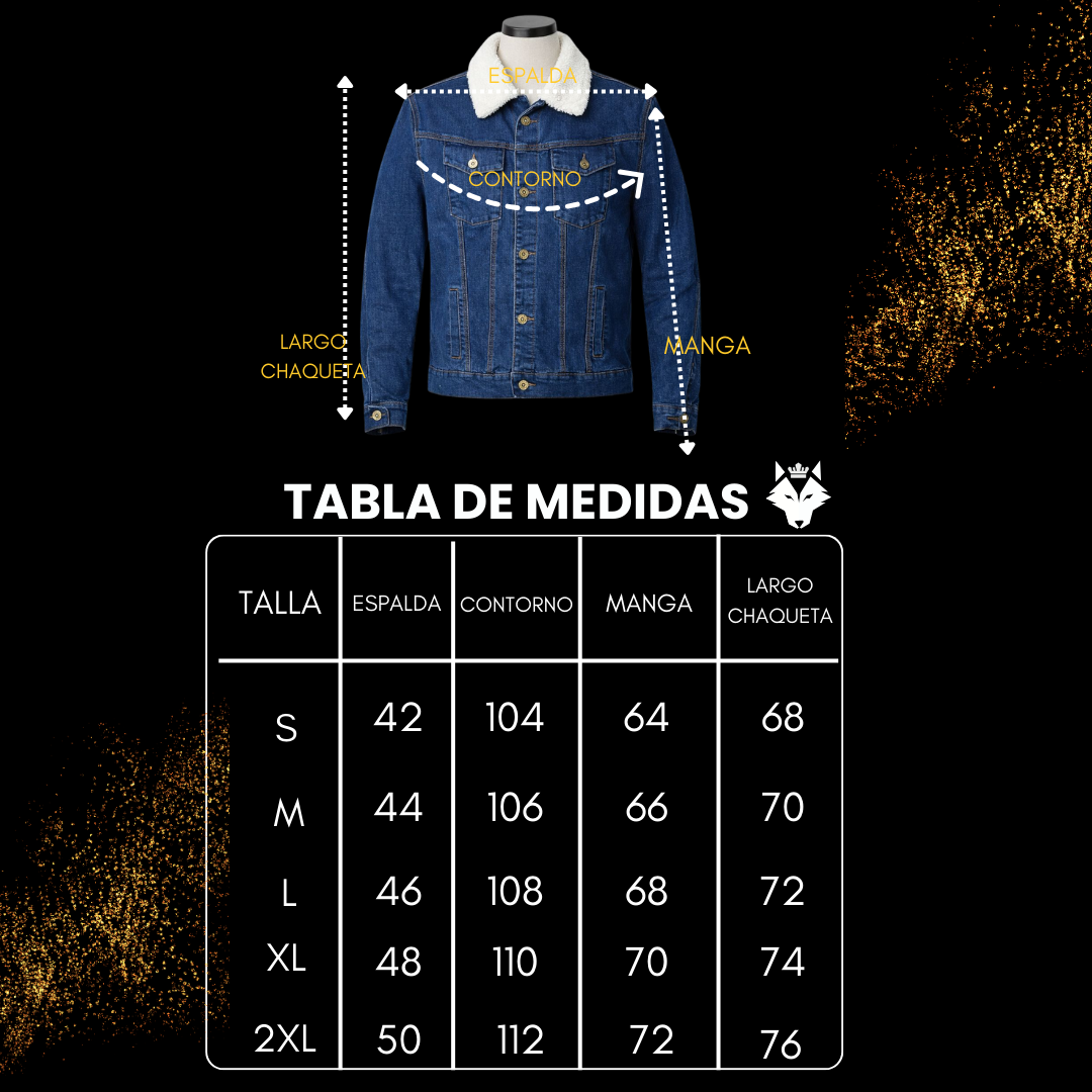 CHAQUETA EN JEAN OVEJERO
