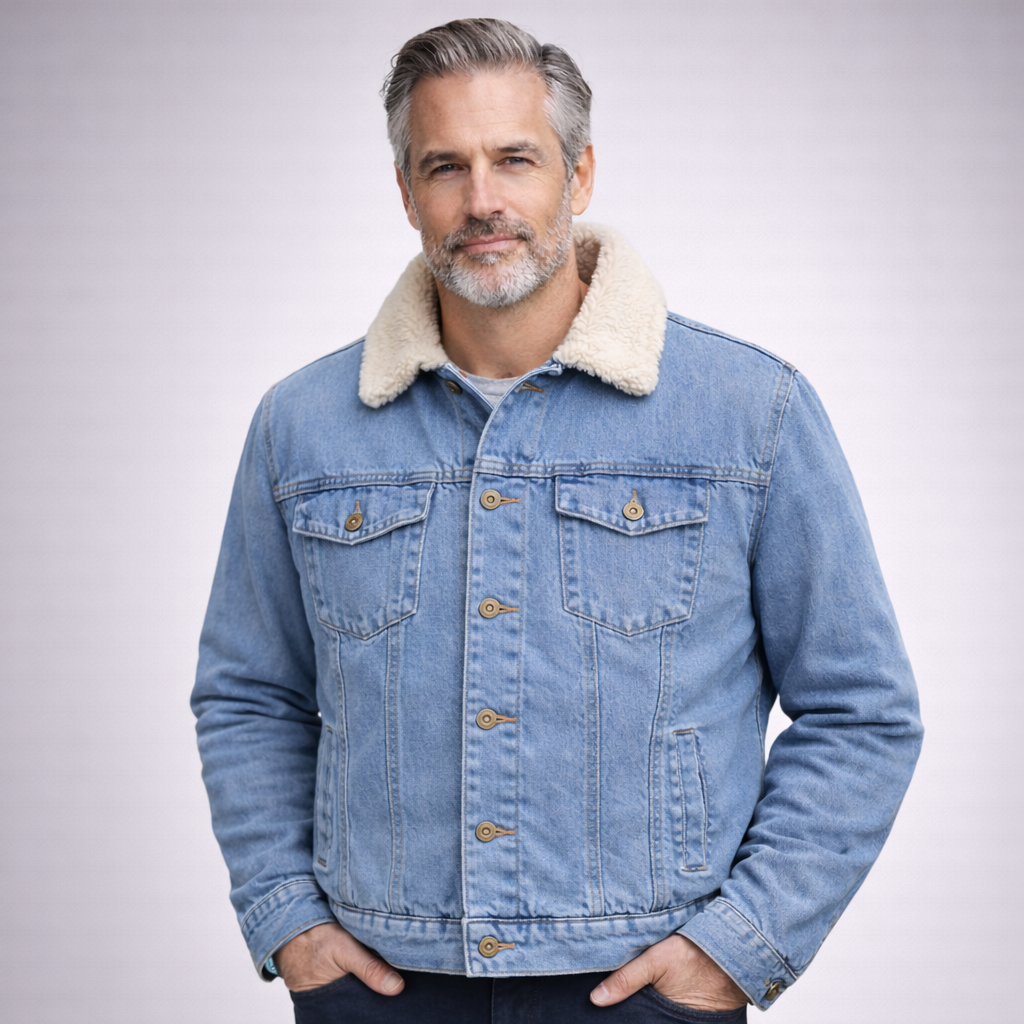 CHAQUETA EN JEAN OVEJERO
