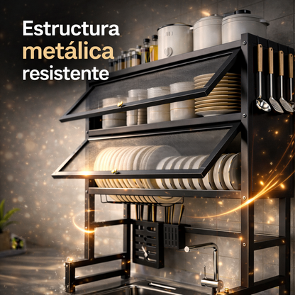 Escurridor Platos Doble Gabinete Luxo