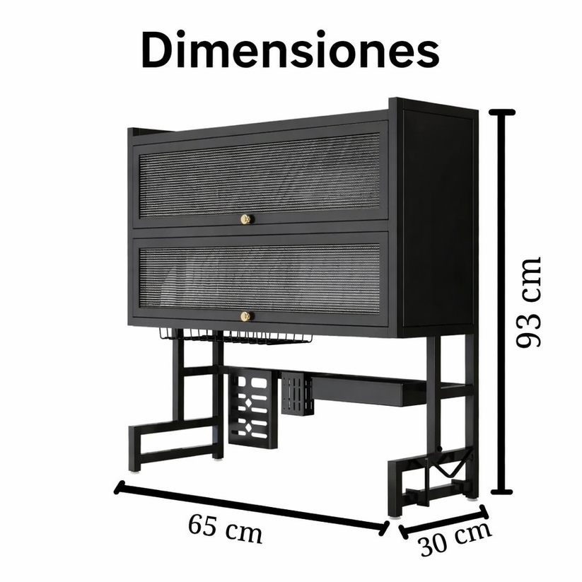 Escurridor Platos Doble Gabinete Luxo