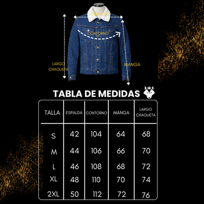 CHAQUETA EN JEAN OVEJERO